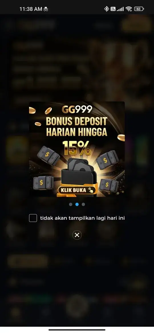 GG999 bonus deposit harian
